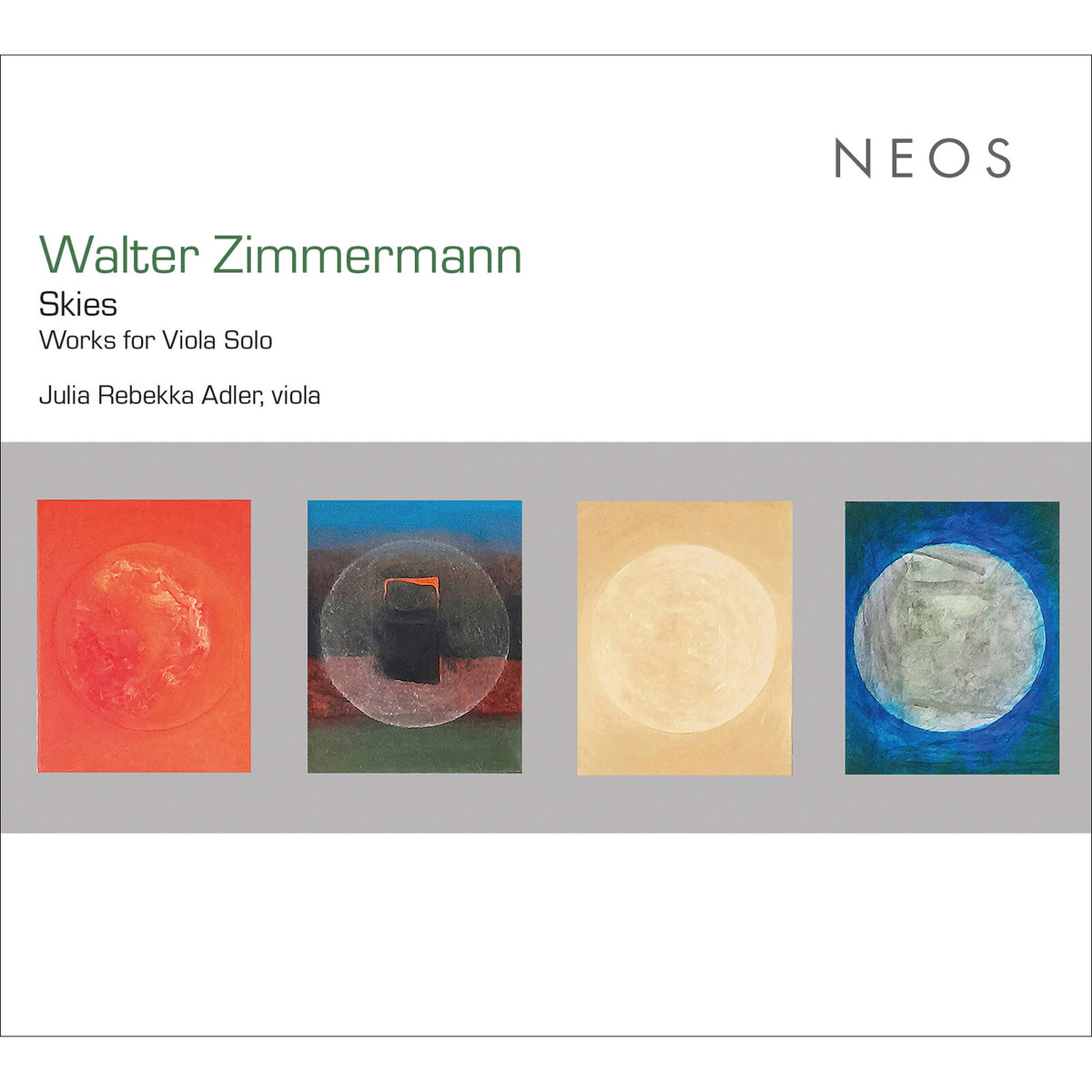 Julia Rebekka Adler - Walter Zimmermann: Skies - Works for Viola Solo - NEOS12604