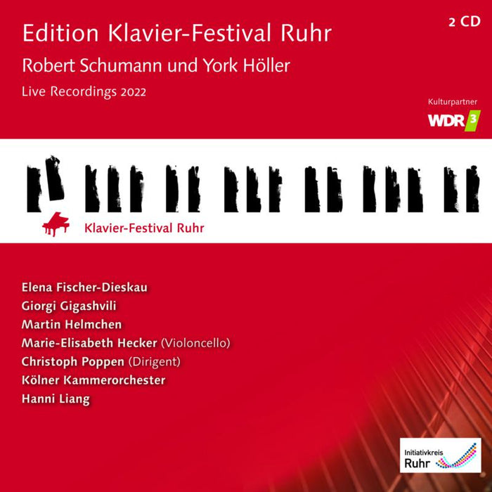 Elena Fischer-Dieskau, Kolner Kammerorchester, Giorgi Gigashvii, Martin Helmchen, Hanni Liang - Edition Klavierfestival Ruhr, Vol. 41: Robert Schumann & York Holler - AVI8553519