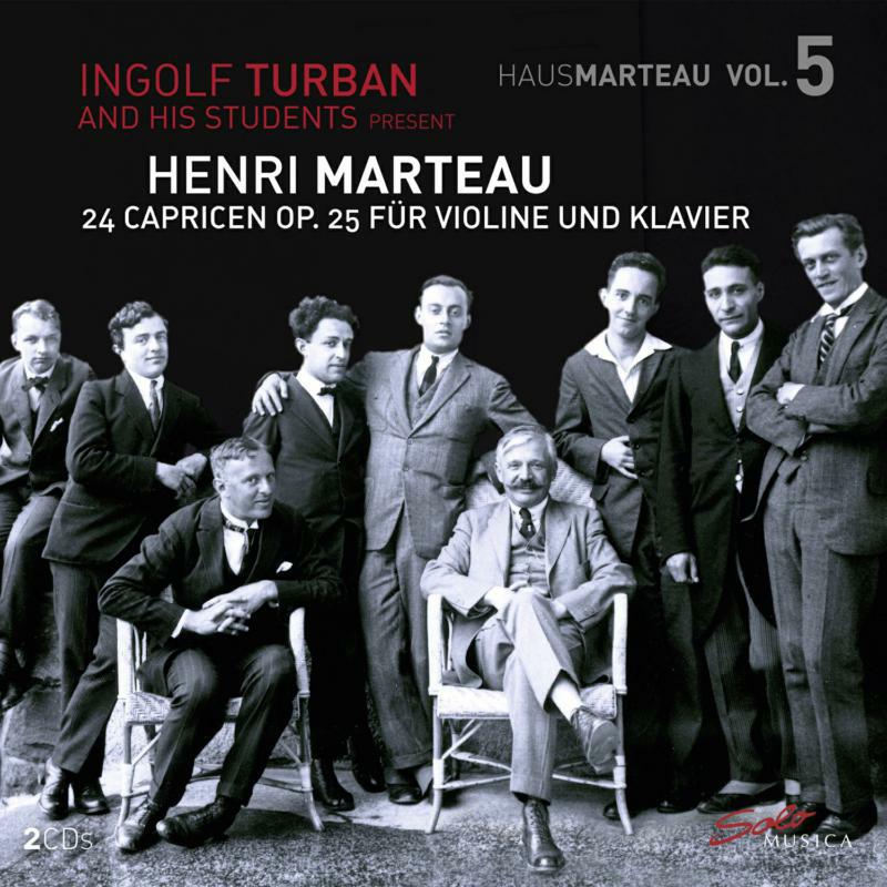 Various - Henri Marteau: 24 Capricen op.25 for Violin and Piano, Vol. 5 - SM348