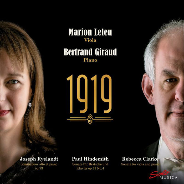 Marion Leleu, Bertrand Giraud - Joseph Ryelandt; Paul Hindemith; Rebecca Clarke: 1919 - SM410