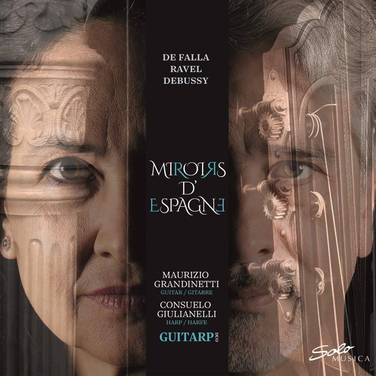Guitarp Duo - Miroirs d'Espagne - Works by Manuel de Falla, Claude Debussy, Maurice Ravel - SM462