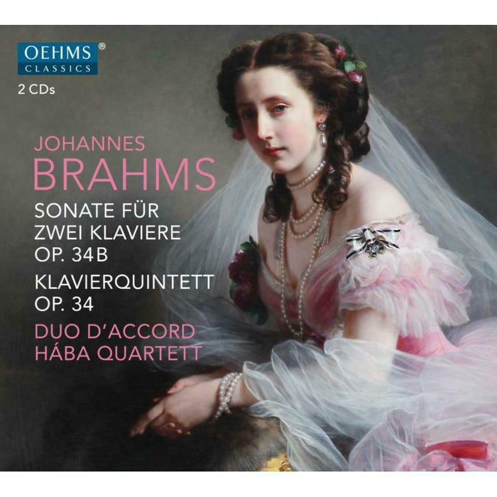 Duo D'Accord/Haba Quartett - Brahms: Sonata for 2 Piano, Op. 34b, Piano Quintet in F minor, Op. 34 - OC1868