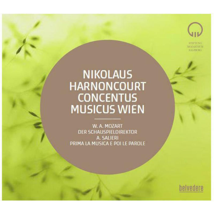 Various - Wolfgang Amadeus Mozart: Der Schauspieldirektor, Antonio Salieri: Prima la musica e poi le parole - BVE08035