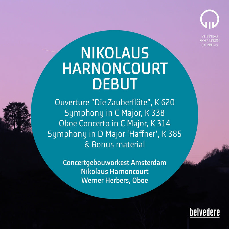 Concergebouworkest Amsterdam; Werner Herbers; Camerata Salzburg; Nikolaus Harnoncourt - Wolfgang Amade Mozart: Nikolaus Harnoncourt Debut - BVE08071