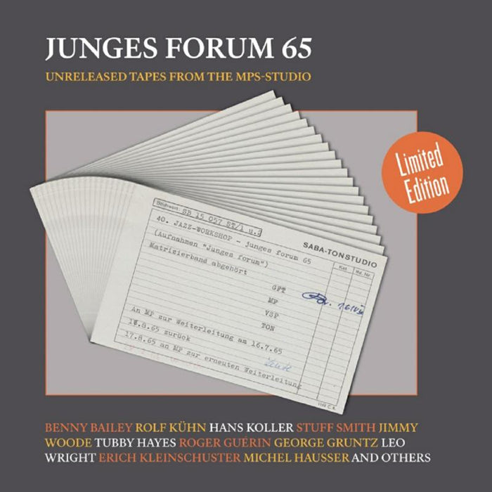 Hayes, Tubby / Ross, Ronnie / Stephenson, Ronnie and many more - Junges Forum 65 (unreleased tracks from the MPS-studio)