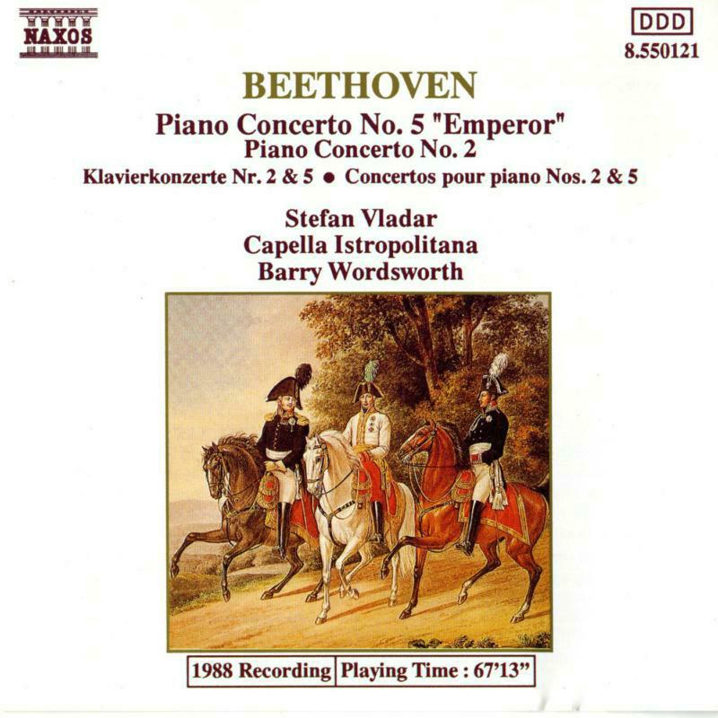 Vladar:C - BEETHOVEN: Piano Concertos Nos. 2 and 5 - 8550121