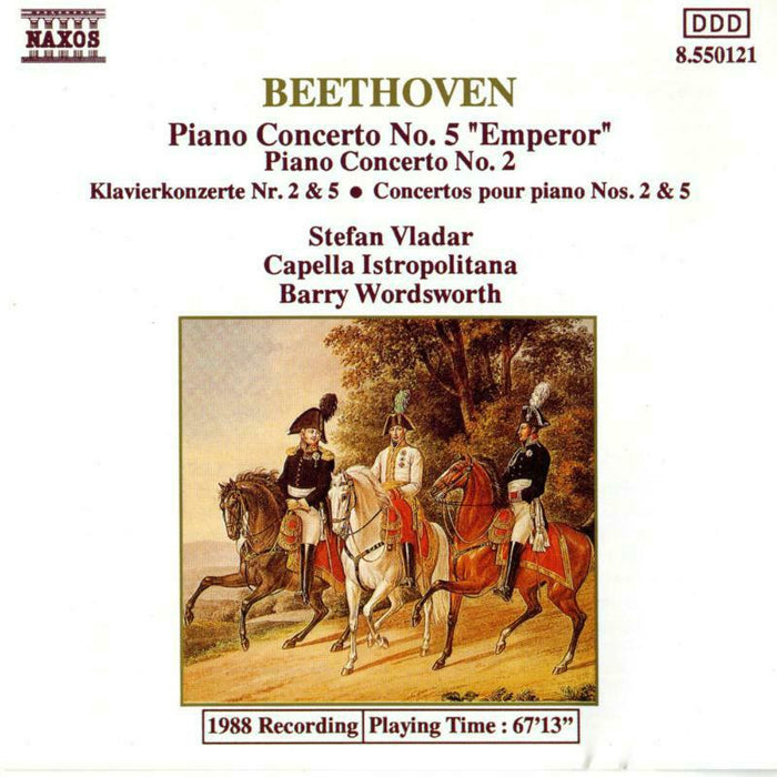 Vladar:C - BEETHOVEN: Piano Concertos Nos. 2 and 5 - 8550121