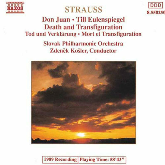 Slov Po: - STRAUSS, R.: Don Juan / Till Eulenspiegel / Death and Transfiguration - 8550250