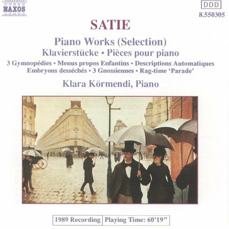 Klara Ko - SATIE: Piano Works - 8550305