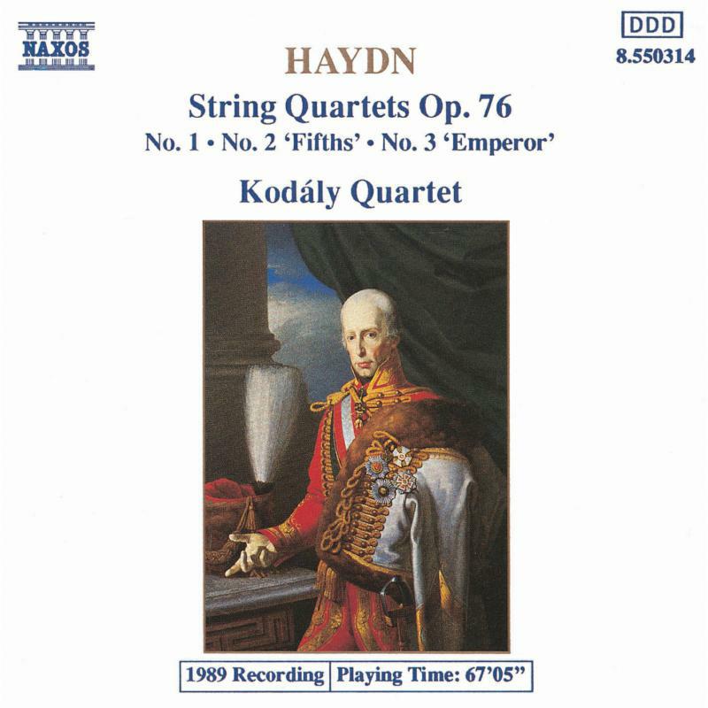 Kodaly 4 - HAYDN: String Quartets Op. 76, Nos. 1- 3 - 8550314