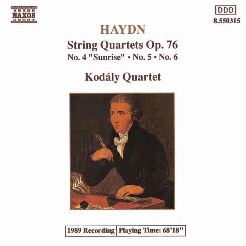 Kodaly 4 - HAYDN: String Quartets Op. 76, Nos. 4 - 6 - 8550315