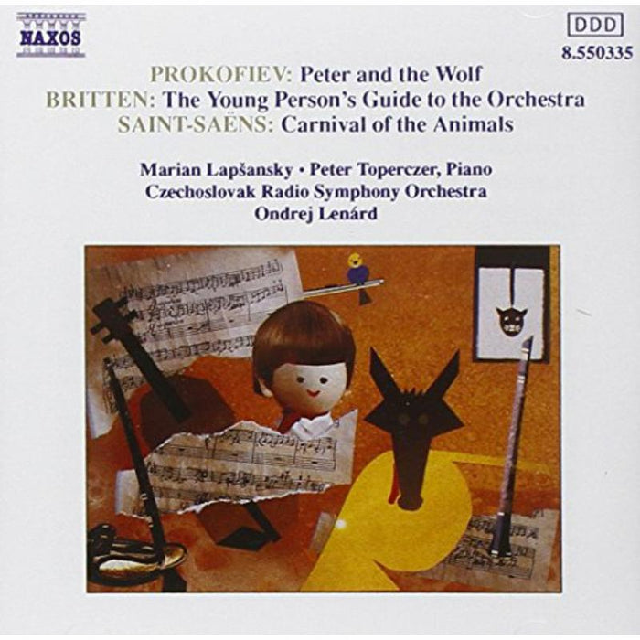 Lapsansk - PROKOFIEV: Peter and the Wolf / BRITTEN: Young Person's Guide to Orchestra / SAINT-SAENS: Carnival - 8550335