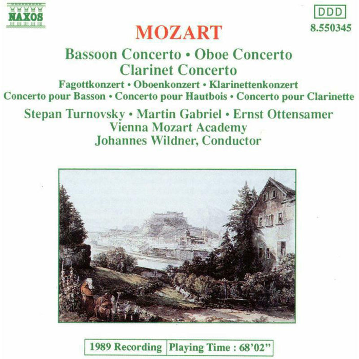 Soloists - MOZART: Basson Concerto / Oboe Concerto / Clarinet Concerto - 8550345