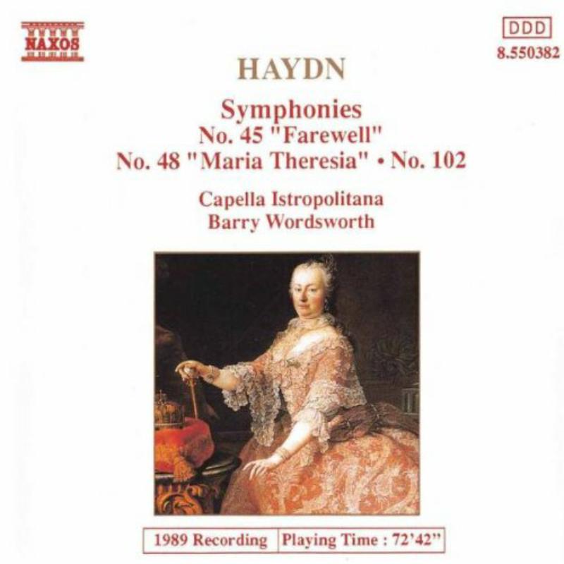 Capella - HAYDN: Symphonies Nos. 45, 48 and 102 - 8550382