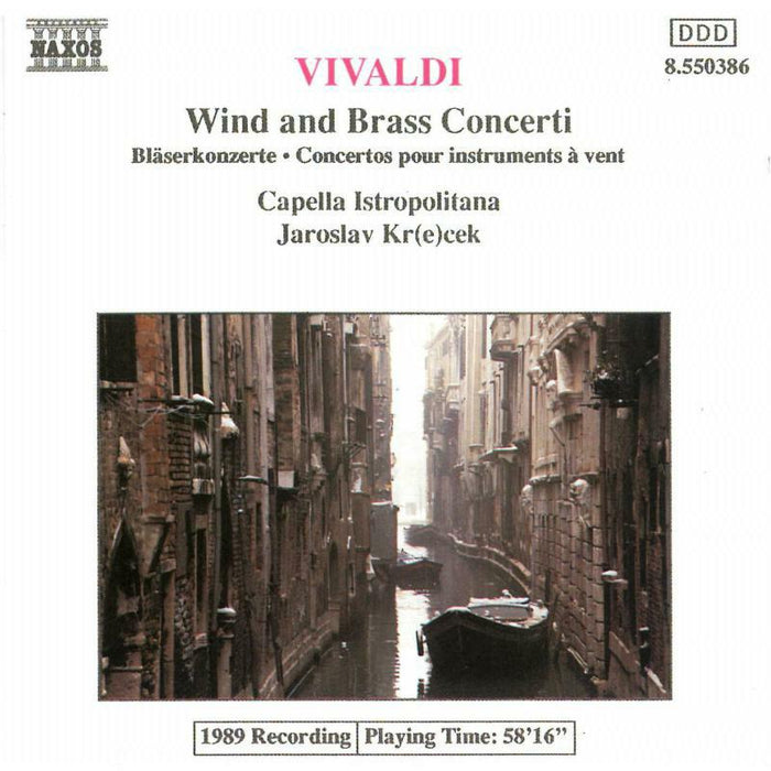 Capella - VIVALDI: Wind and Brass Concertos - 8550386