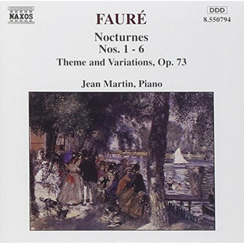 Jean Mar - FAURE: Nocturnes Nos. 1-6 / Theme and Variations, Op. 73 - 8550794