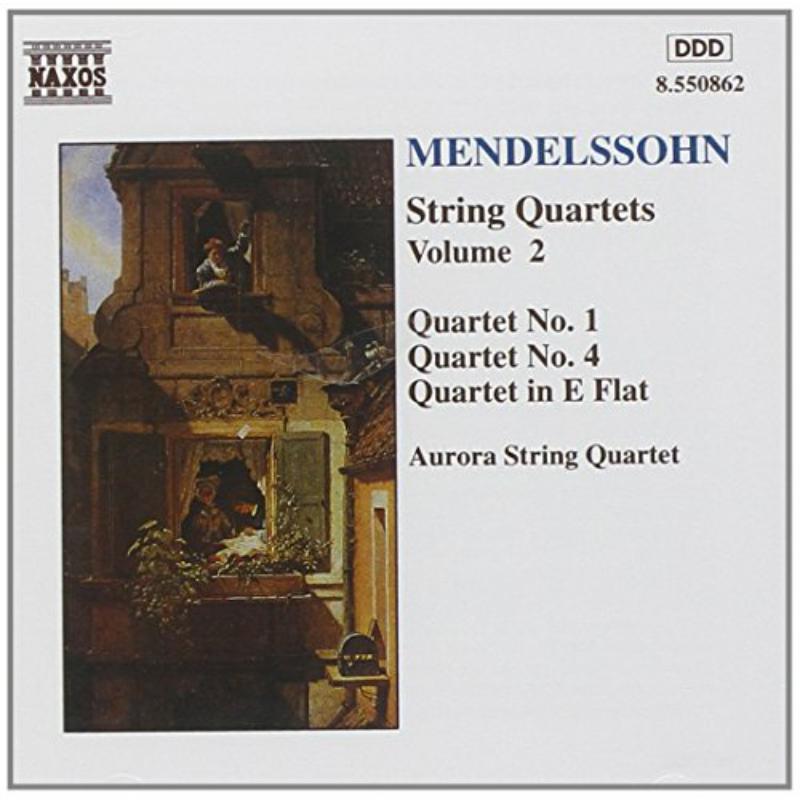 Aurora S - MENDELSSOHN: String Quartets Nos. 1 and 4 / Quartet in E Flat Major - 8550862