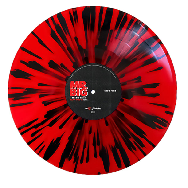 Mr. Big - The Big Finish - Lean Into It Live (RSD Black Red Splatter LP) - EVLP056BRS