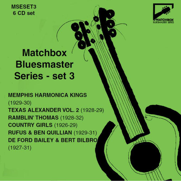 Various - Country Blues & Harmonica Kings (1927-31) - Matchbox Bluesmaster Series - Set 3 - MSESET3