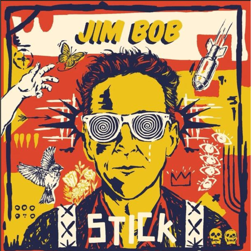 JIM BOB - STICK - ORANGE GATEFOLD VINYL EDITION' - BRED928