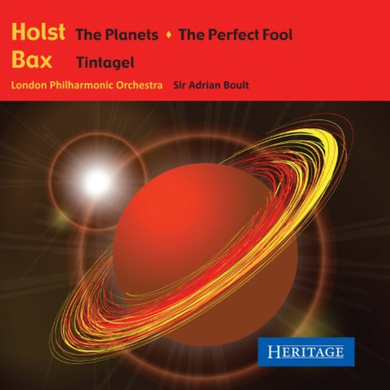 LPO/ADRIAN BOULT - HOLST/BAX - ORCHESTRAL WORKS - HTGCD233