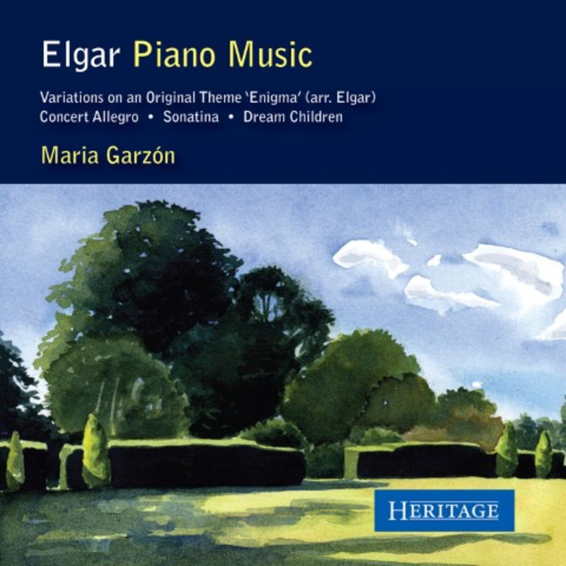 MARIA GARZON - ELGAR - PIANO MUSIC - HTGCD237