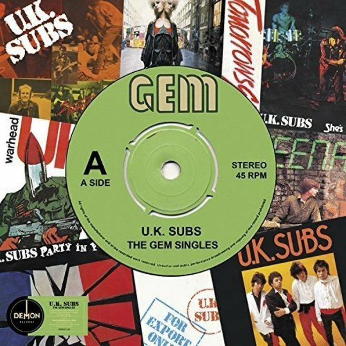 Uk Subs - Gem Singles - DEMREC118PMI