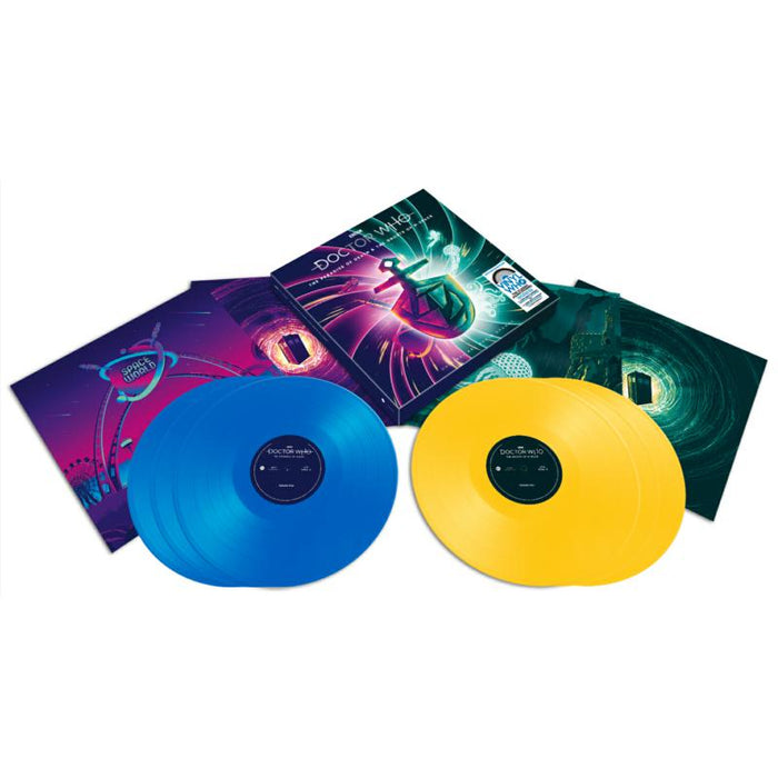 Doctor Who - Doctor Who - The Paradise Of Death & The Ghosts Of N-Space  (Heavyweight Blue Vinyl & Yellow Vinyl) - DEMWHOBOX005