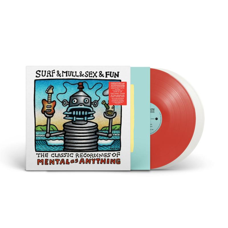 Mental As Anything - Surf & Mull & Sex & Fun (140g Red & White Vinyl) - DEMREC655