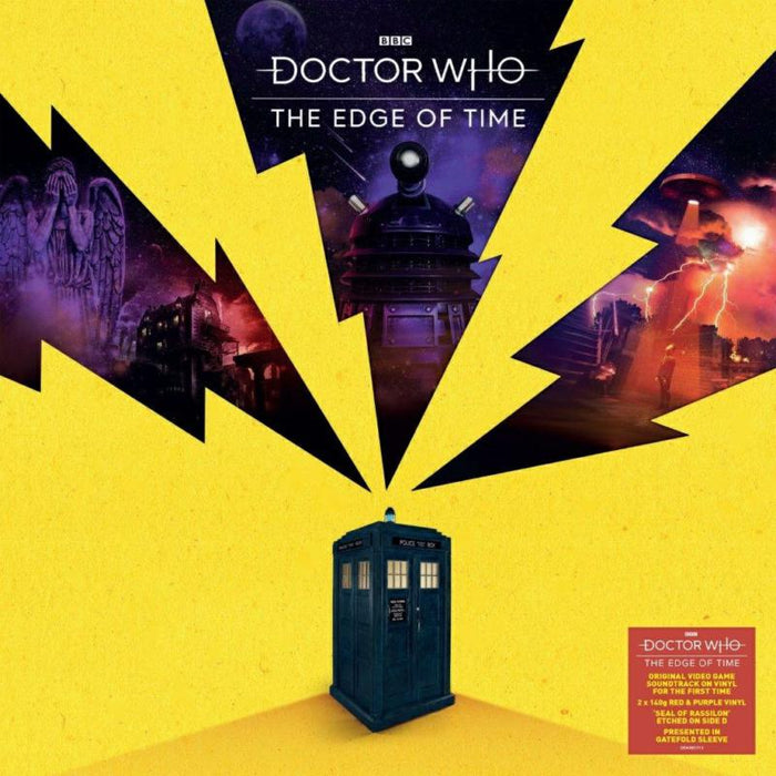 Doctor Who - The Edge Of Time Original Videogame Soundtrack (140g Red and Purple Vinyl) - DEMREC713