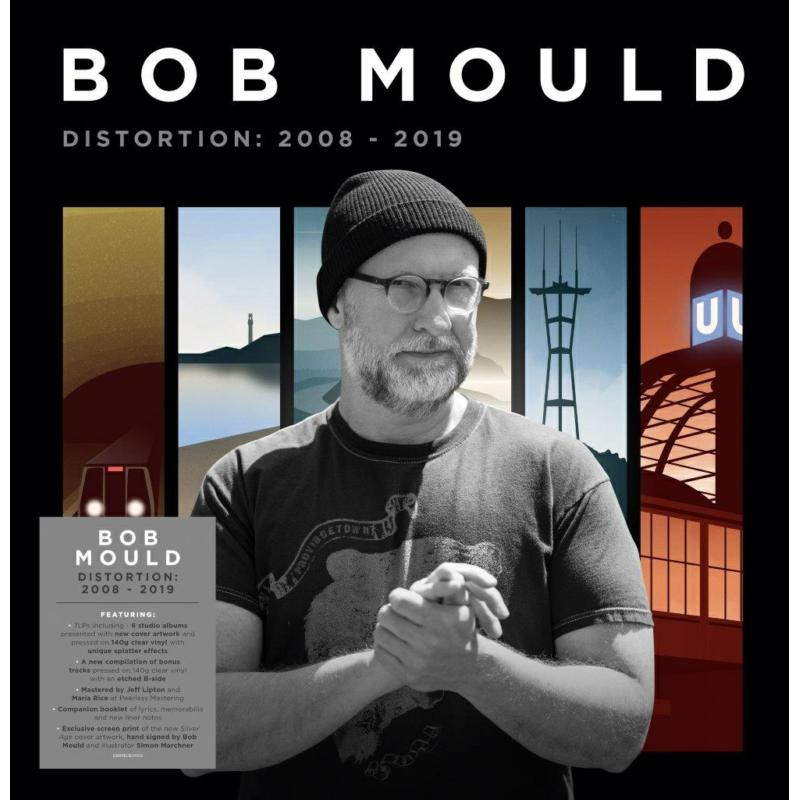 Bob Mould - Distortion: 2008-2019 (Signed Indies Exclusive) (140g Clear Splatter Vinyl) - DEMRECBOX51X