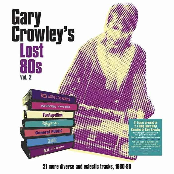 Various Artists - Gary Crowley - Lost 80s 2 (Clear Vinyl) - DEMREC901X