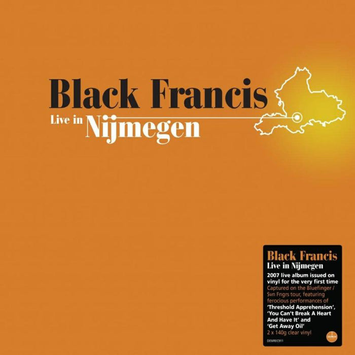 Black Francis - Live In Nijmegen (Clear Vinyl) - DEMREC911