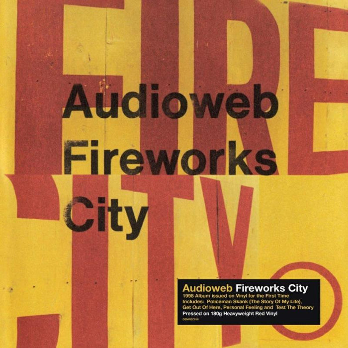 Audioweb - Fireworks City (Red Vinyl) - DEMREC918