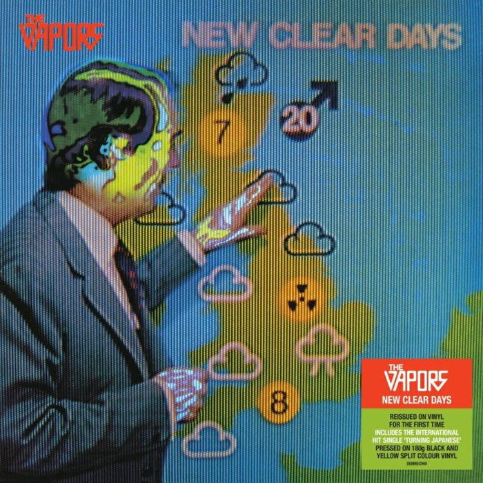 The Vapors - New Clear Days (Yellow and Black Split Colour Vinyl) - DEMREC960