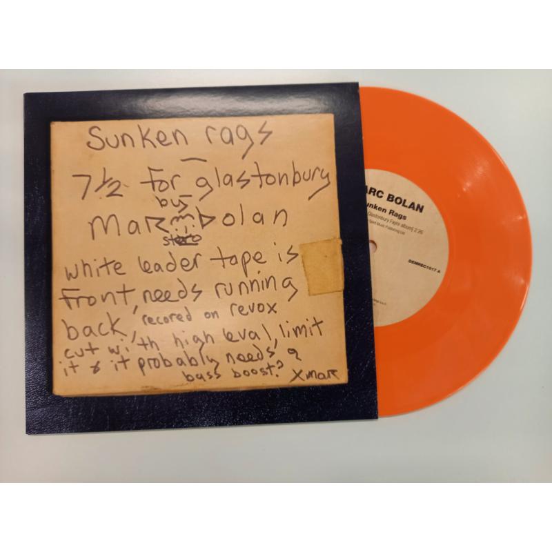 T. Rex - Sunken Rags (home demo, Glastonbury Fayre version - Orange Vinyl) - DEMREC1017