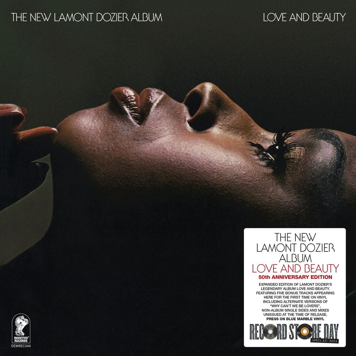 Lamont Dozier - The New Lamont Dozier Album - Love and Beauty 50th Anniversary (140g Blue marble vinyl) - DEMREC1209
