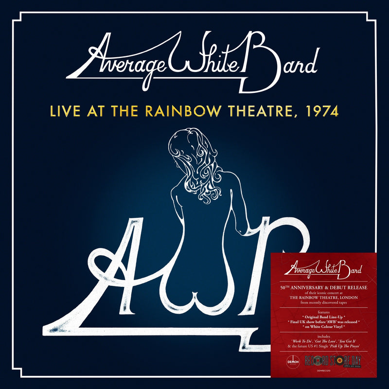Average White Band - Live At The Rainbow Theatre: 1974 (140G White vinyl) - DEMREC1210