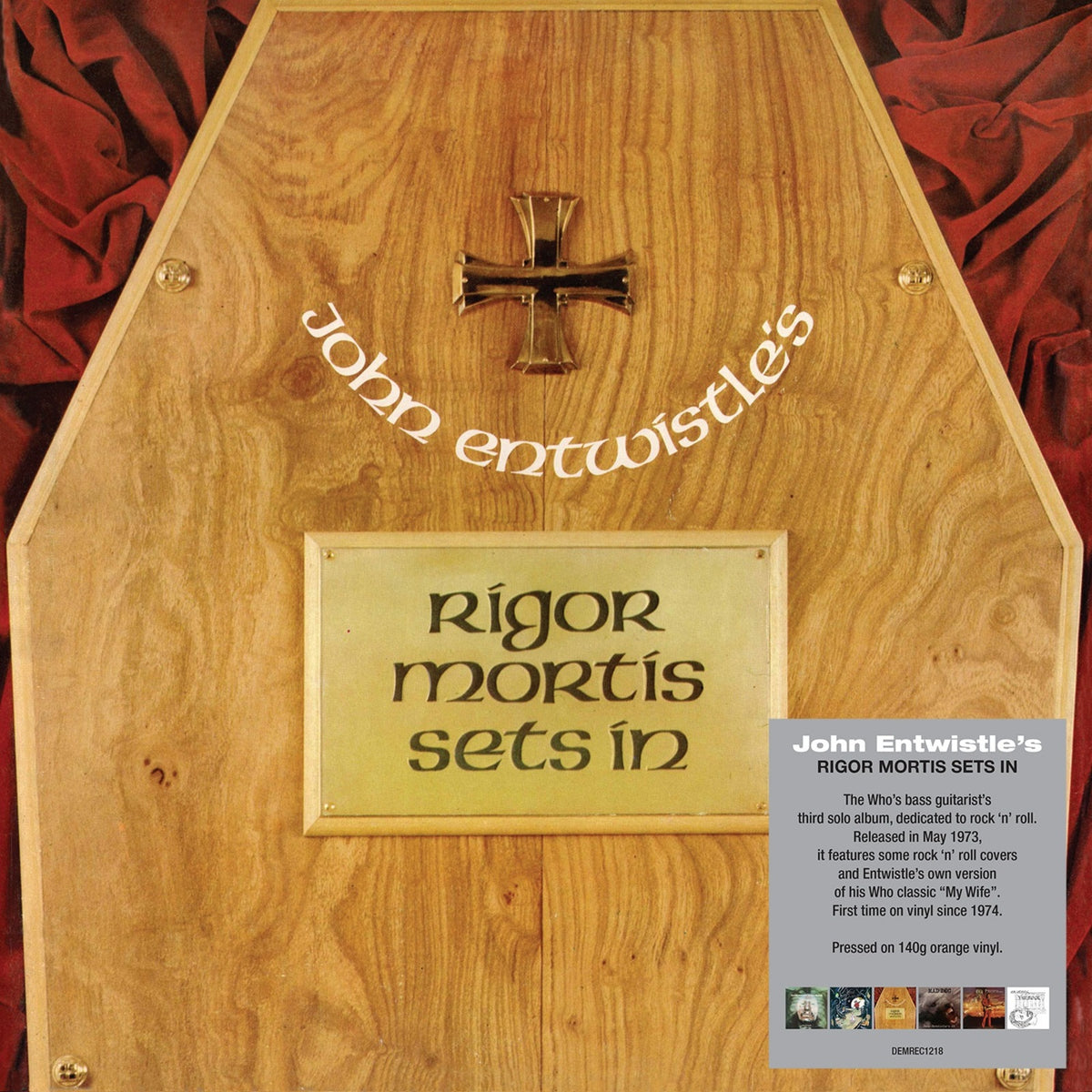 John Entwhistle - Rigor Mortis Sets In (Orange Vinyl) - DEMREC1218