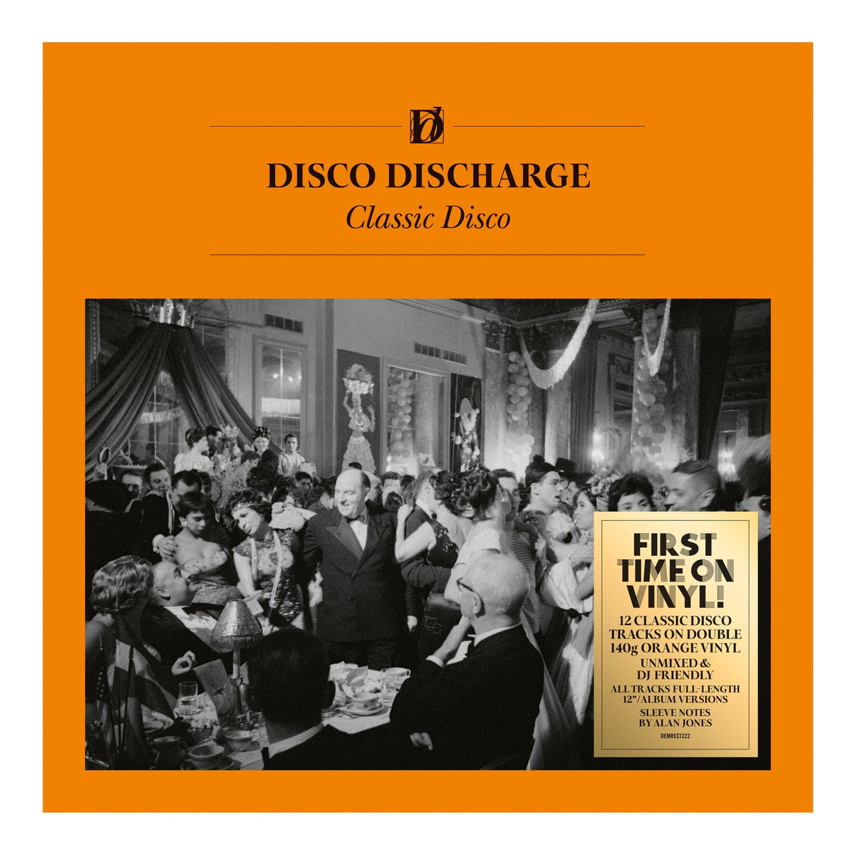 Various Artists - Disco Discharge: Classic Disco (Orange Vinyl) - DEMREC1222