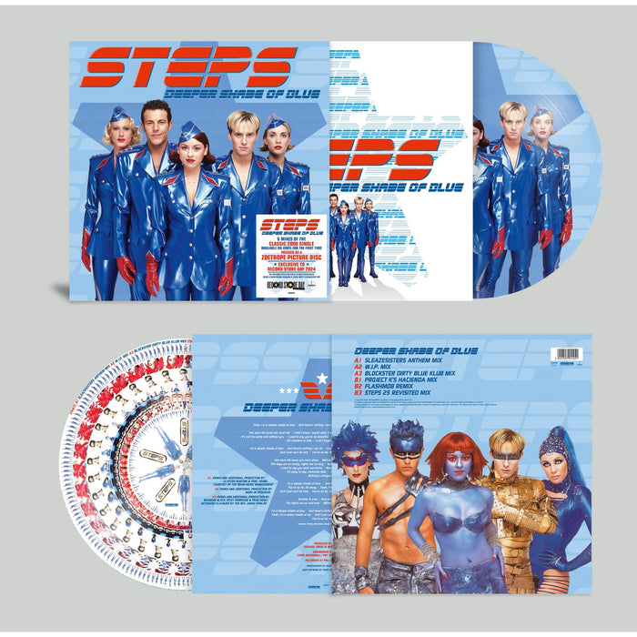 Steps - Deeper Shade Of Blue The Remixes (Zoetrope Picture Disc) - FASC018