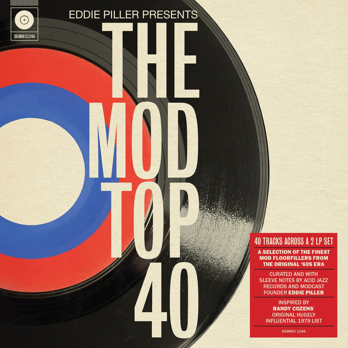 Various Artists - Eddie Piller Presents: The Mod Top 40 - DEMREC1246