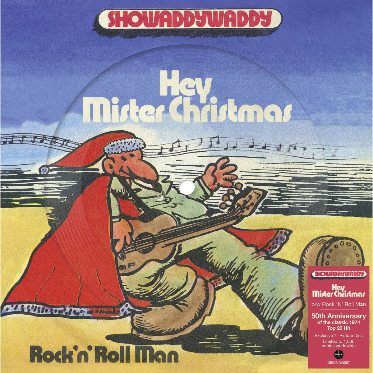 Showaddywaddy - Hey Mister Christmas (Picture Disc) - DEMSING057