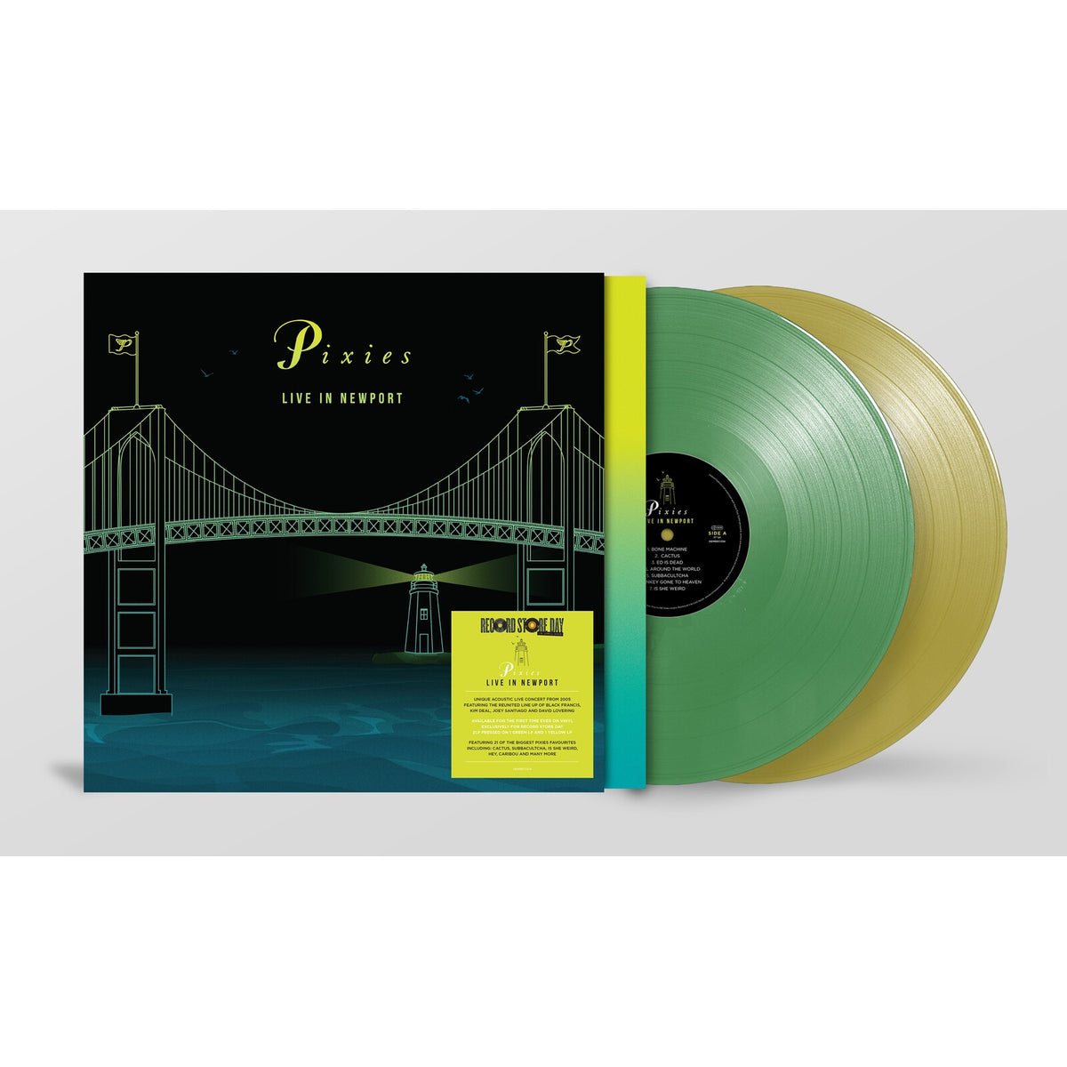 Pixies - Live In Newport (RSD 2026) (Green + Yellow Vinyl)
 - DEMREC1334