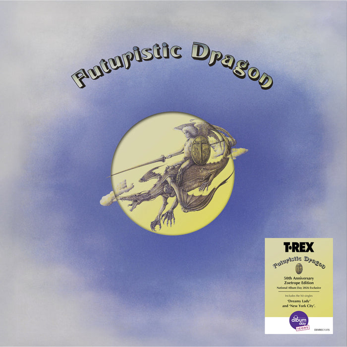T. Rex - Futuristic Dragon (Zoetrope Picture Disc) - DEMREC1375