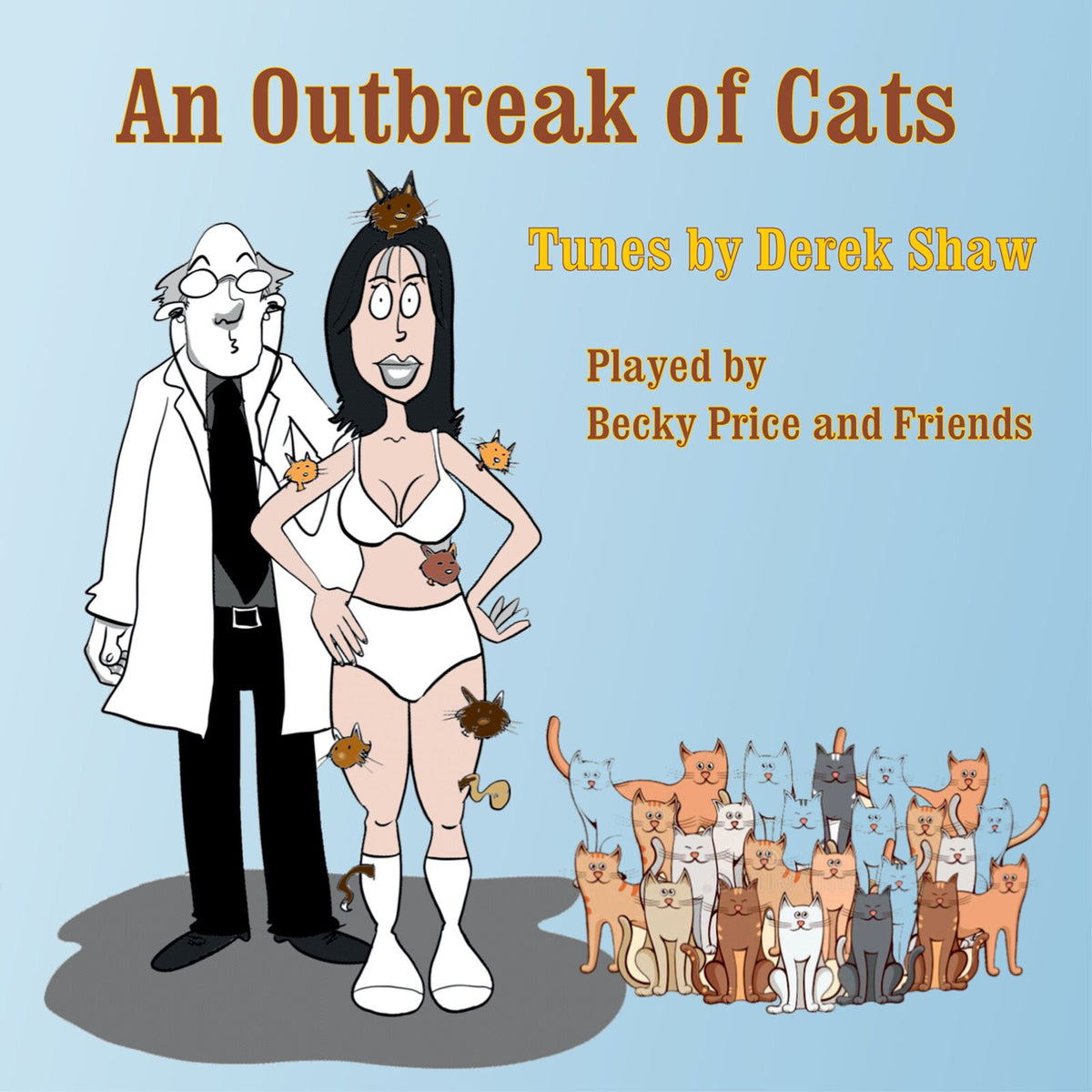 Becky Price and Friends - An Outbreak of Cats - Tunes by Derek Shaw - WGS446CD