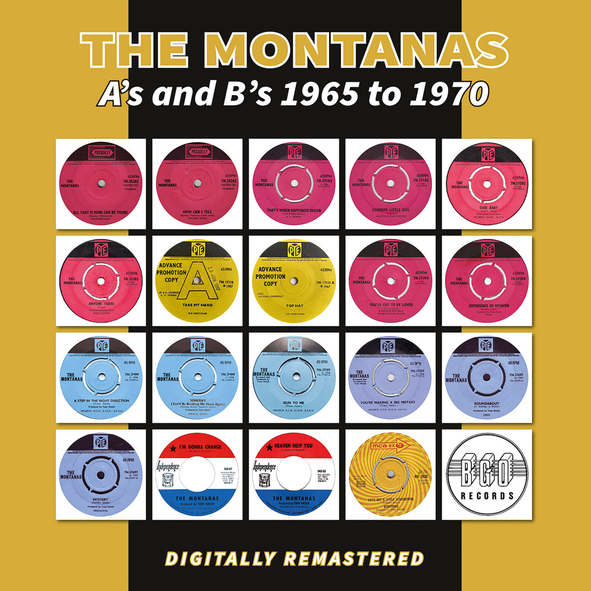 The Montanas - A's and B's 1965 to 1970 - BGOLP2016
