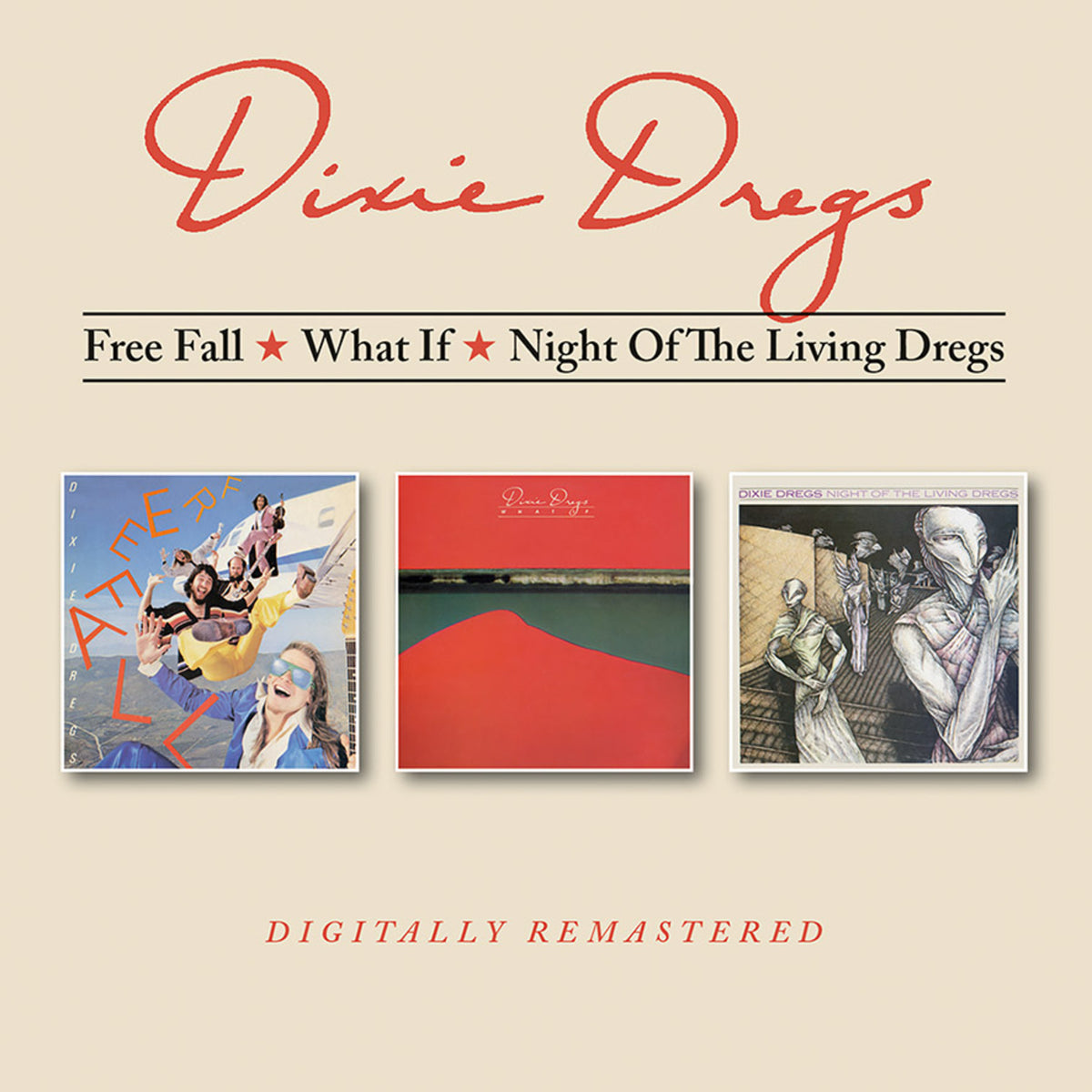 DIXIE DREGS - Free Fall / What If / Night Of The Living Dregs - BGOCD1517
