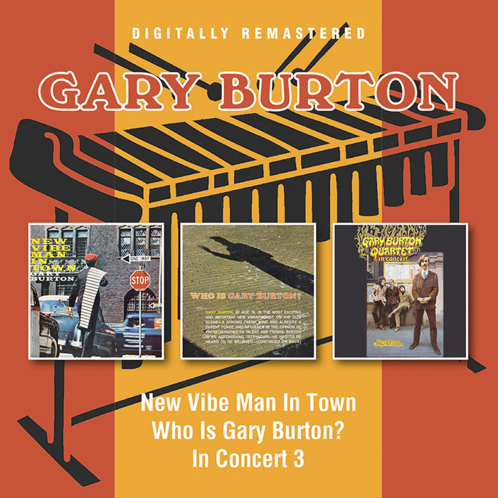 Gary Burton - New Vibe Man In Town / Who Is Gary Burton? / In Concert - BGOCD1519