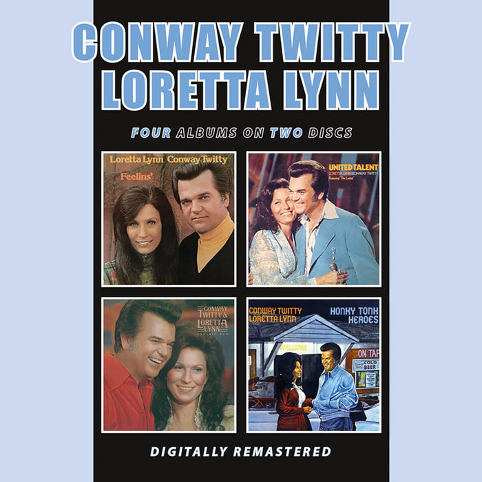 Conway Twitty & Loretta Lynn - Feelins' / United Talent / Dynamic Duo / Honky Tonk Heroes - BGOCD1535